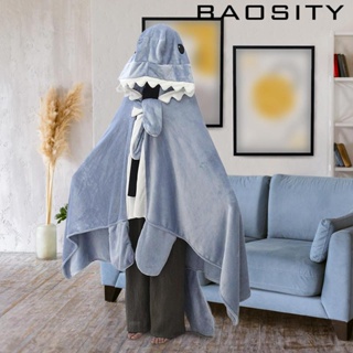 [Baosity] ผ้าห่ม มีฮู้ด ลายสัตว์ สวมใส่ได้ สําหรับโซฟา