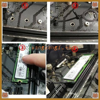 Bang ชุดเมาท์สกรู SSD สําหรับเมนบอร์ด M 2 SSD M 2 H310 B360 B365 H410 10 ชิ้น
