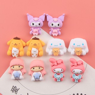 เข็มกลัด รูปการ์ตูนอนิเมะ Cinnamoroll Jibitz Croc Pins Pompompurin Jibbits Kuromi น่ารัก เครื่องประดับ สําหรับผู้หญิง