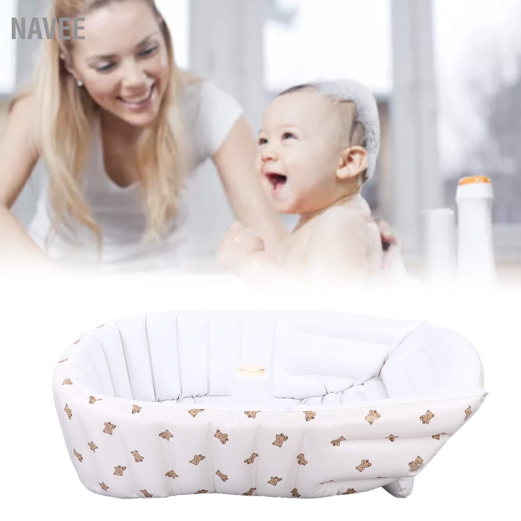 navee-baby-inflatable-อ่างอาบน้ำบ้านน่ารักรูปแบบ-travel-แบบพกพาทารกอ่างอาบน้ำแบบพับได้