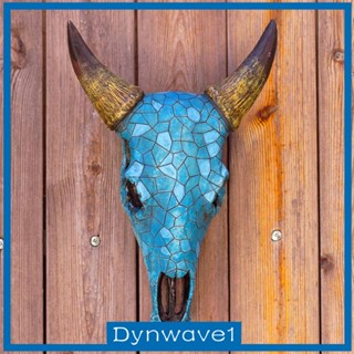 [Dynwave1] รูปปั้นหัวกะโหลกวัว สําหรับตกแต่งผนังบ้านฟาร์ม