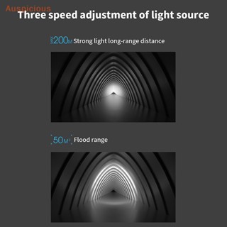 [มงคล] ไฟฉาย LED ที่มีประสิทธิภาพ ชาร์จ USB ไฟแรง กันน้ํา