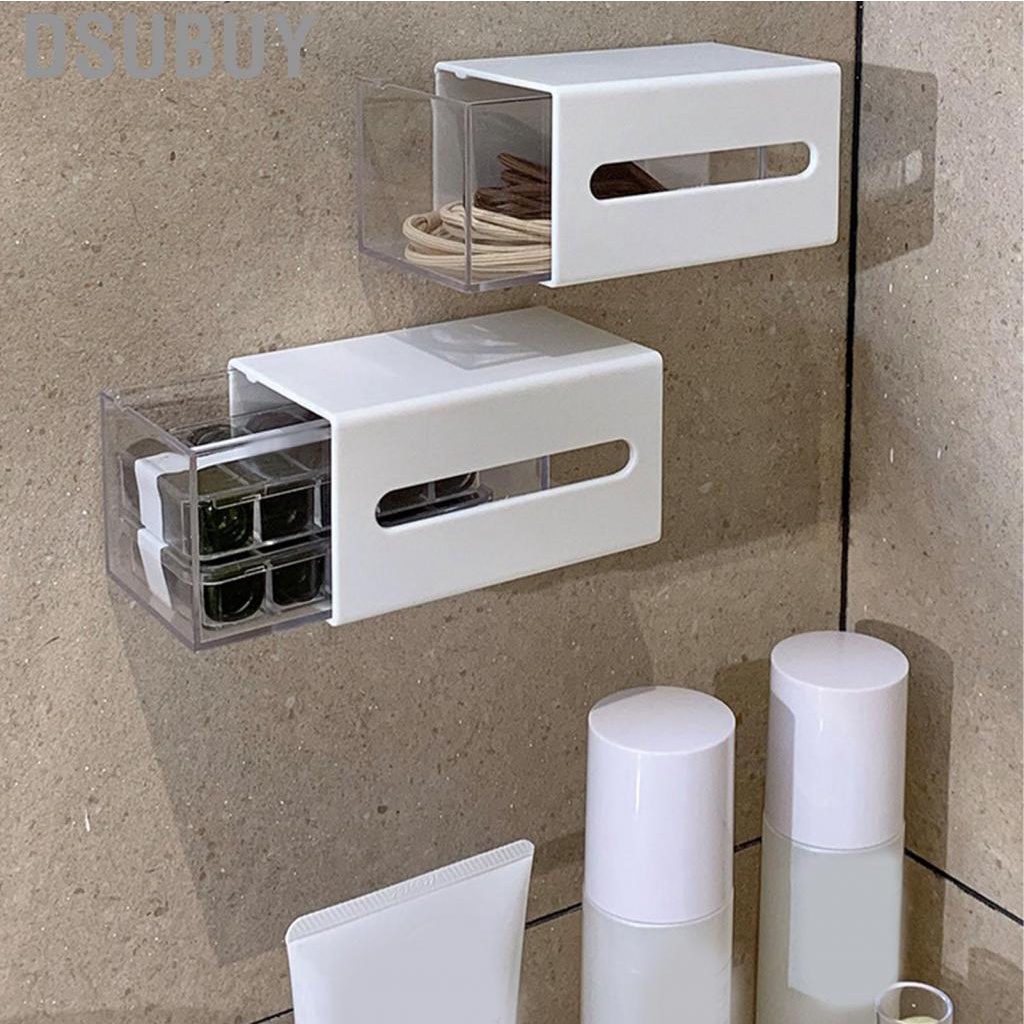 dsubuy-wall-mounted-storage-box-bathroom-cosmetic-cotton-swabs-jewelry-home-office-sundries-hairpin-drawer