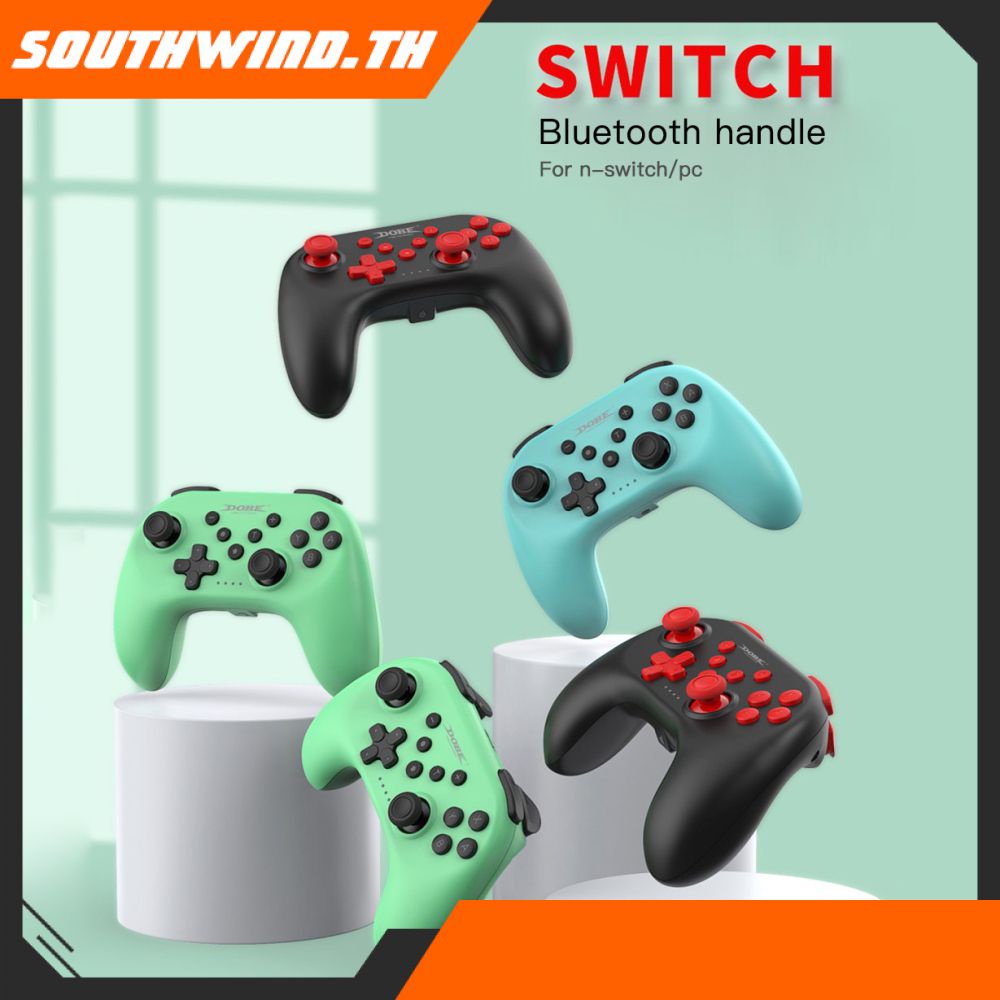 ร้อน! สำหรับสวิทช์ไร้สายบลูทูธสีดำGamePadบลูทูธแบบชาร์จไฟได้Gamepad