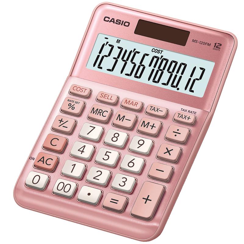 casio-เครื่องคิดเลข-รุ่น-ms-120fm-pk-สีชมพู