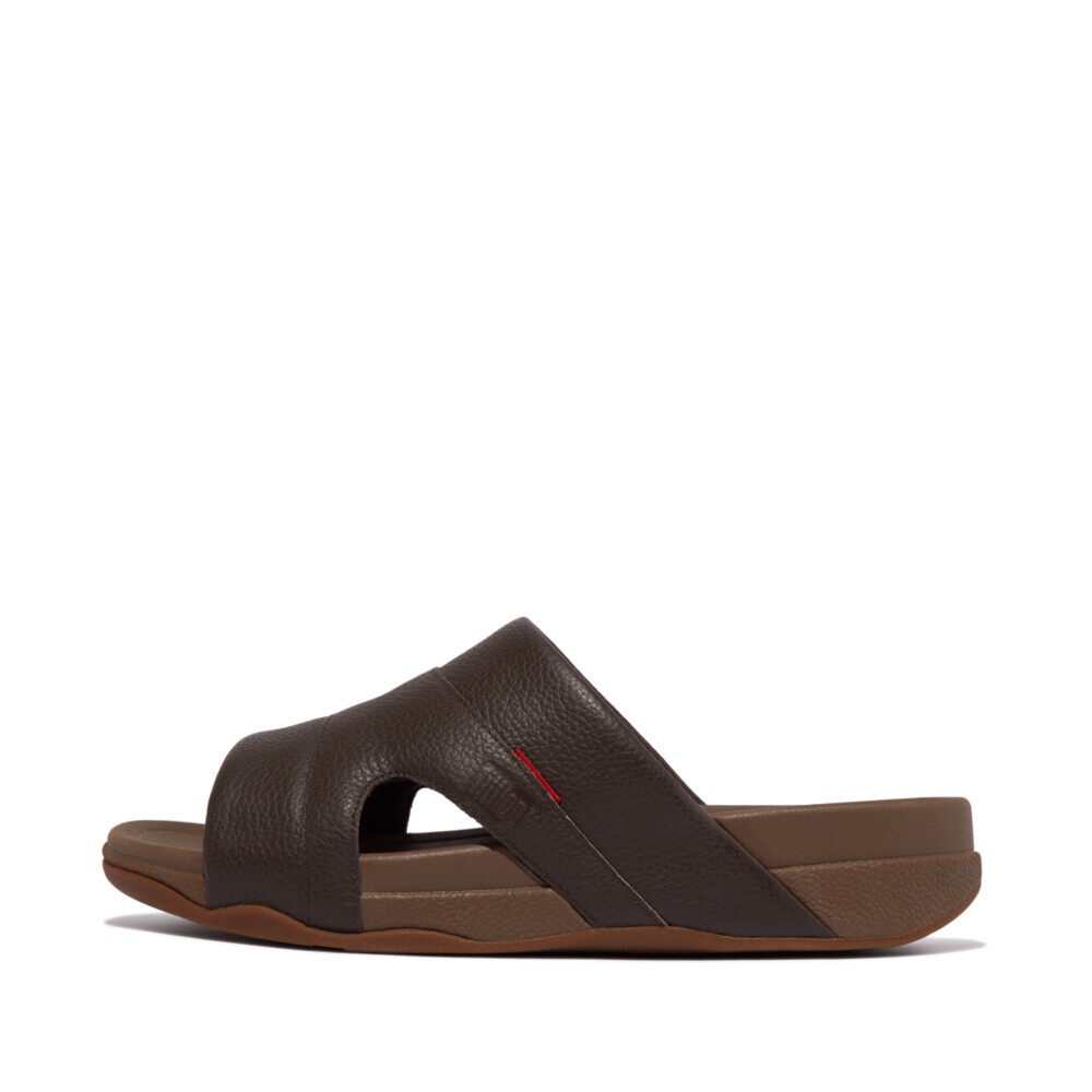 fitflop-freeway-pool-slide-in-leather-รองเท้าแตะแบบสวมผู้ชาย-รุ่น-l66-167-สี-chocolate-brown