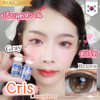 คอนแทคเลนส์ 💟 Cris Gray / Brown 💟 (ขนาดโต) luxzylens ตาหวานใส่แล้วปรับลุคเลยค่ะ ผลิตและนำเข้าจากเกาหลี 🇰🇷