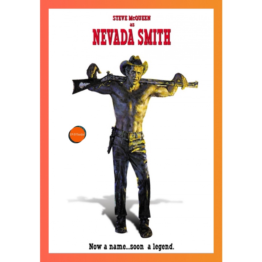 ใหม่ หนังแผ่น DVD Nevada Smith (1966) ล้างเลือด แดนคาวบอย (เสียง ไทย