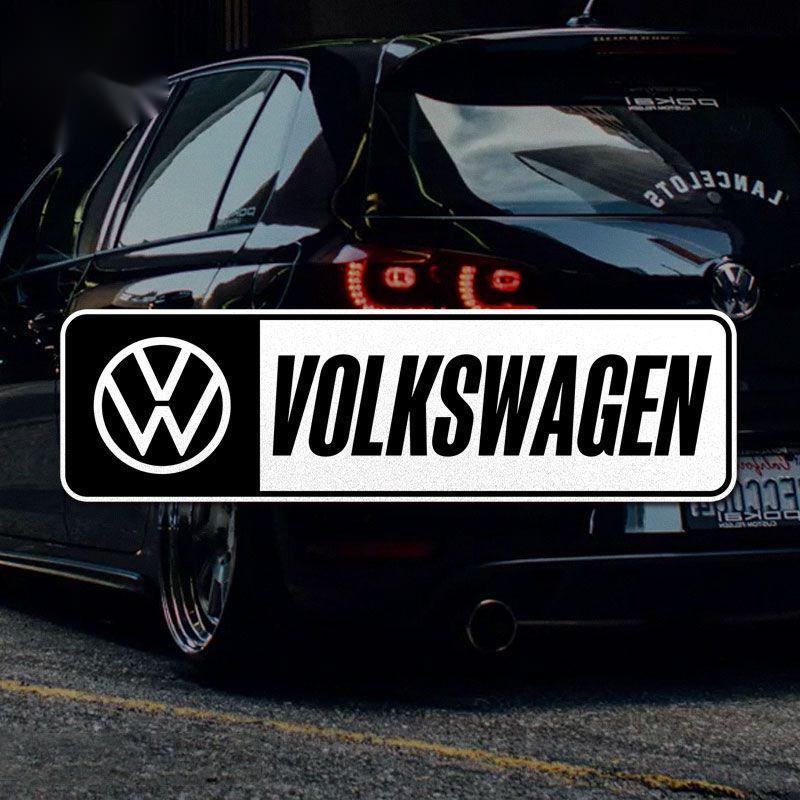Volkswagen Reflective Sticker Touareg FOX AMEO POLO ID.3 JETTA GOLF ...