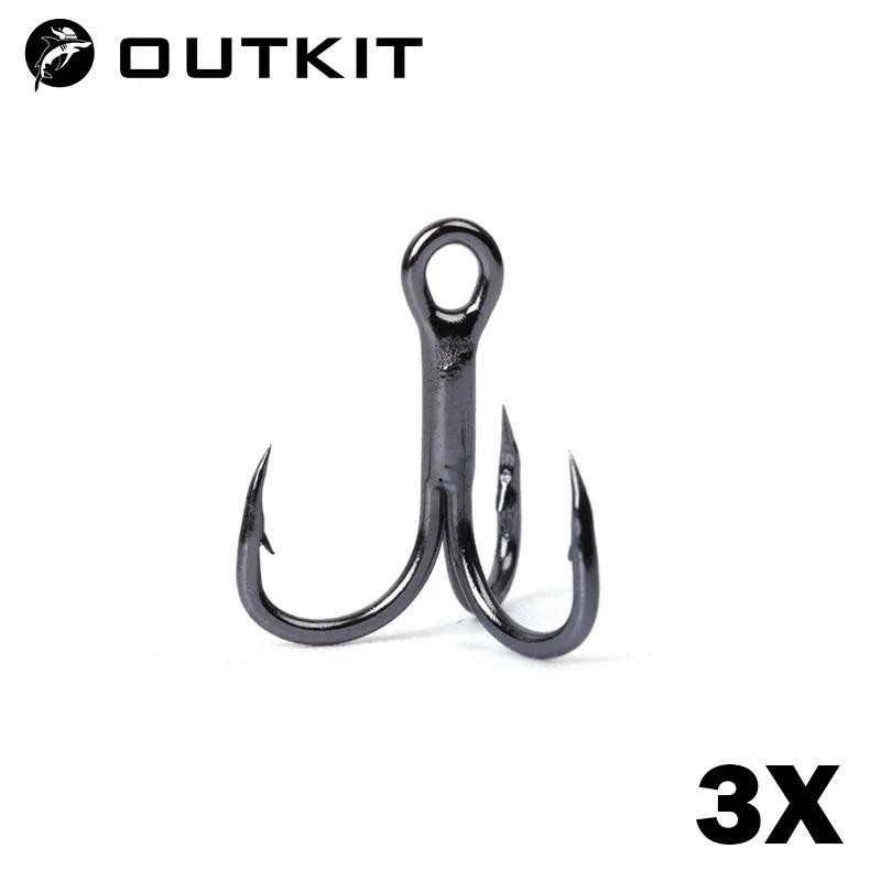 Gerry's Tackle 3X Strong Gold Treble Hooks - Size 18, High-Carbon Wire, Chemically Sharpened, 50-Pack For Fishing