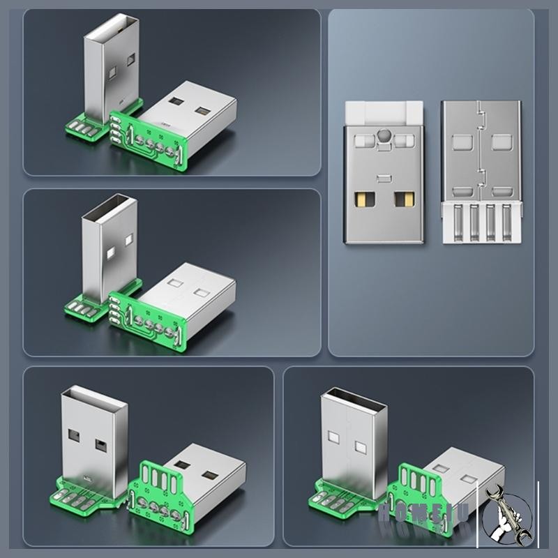 Homeiu USB 2 0 PCB Mount Connector Assortment USB 4Pin Type C 5Pin PCB ...