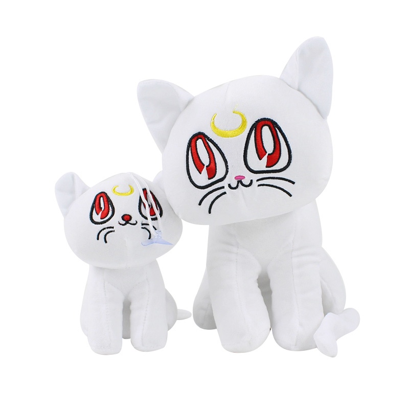 tata-ตุ๊กตาเซเลอร์มูน-แมวขาว-ดํา-ม่วง-ของเล่นสําหรับเด็ก