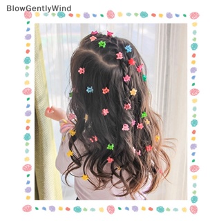 Blowgentlywind กิ๊บติดผม รูปดาว ดอกไม้ ขนาดเล็ก น่ารัก สีสันสดใส เครื่องประดับแฟชั่น สําหรับเด็กผู้หญิง 10 ชิ้น ต่อชุด BGW