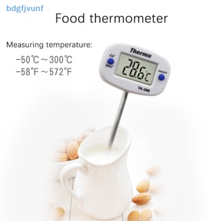 Bdgf เครื่องวัดอุณหภูมิ ดิจิทัล สําหรับทําอาหาร บาร์บีคิว เนื้อสัตว์ อาหารเย็น ในครัวเรือน TH