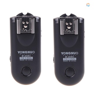 {Fsth} Yongnuo RF-603N II Wireless Remote Flash Trigger N1 for  D800 D700 D300 D200 D3