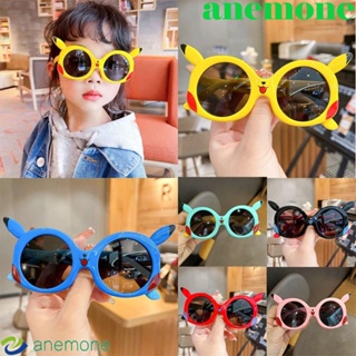 Anemone แว่นตากันแดด ลายการ์ตูนโปเกม่อน ปิกาจู แบบพกพา น้ําหนักเบา สไตล์เกาหลี สําหรับกลางแจ้ง