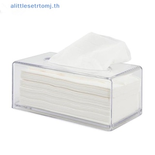 Alittlese ใหม่ กล่องอะคริลิคใส สําหรับใส่ทิชชู่ ผ้าเช็ดปาก
