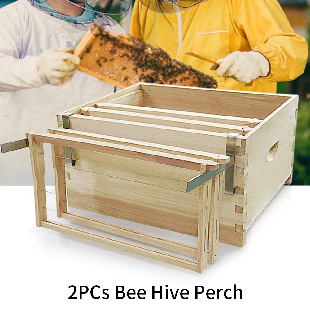 2pcs-space-saving-stainless-steel-diy-accessories-easy-install-frame-holder-side-mount-support-bracket-bee-hive-perch