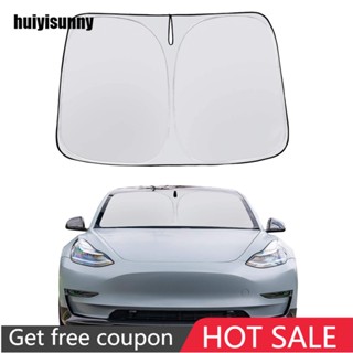 Hys ม่านบังแดดกระจกหน้ารถยนต์ อุปกรณ์เสริม สําหรับ Tesla Model 3 Y