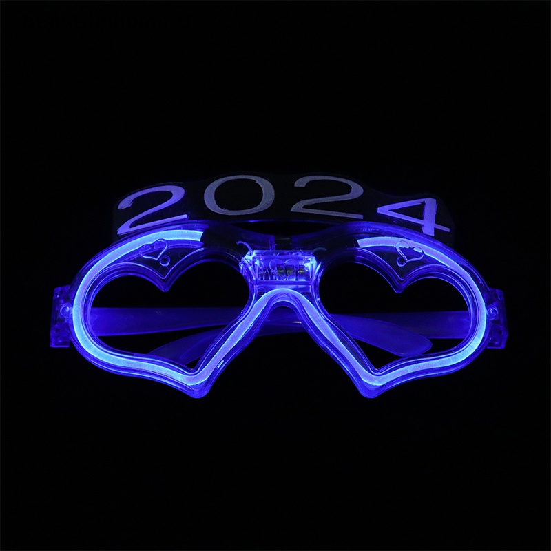 2024-cny-decoration-แว่นตากันแดด-led-2024-กระพริบแสง-สําหรับปาร์ตี้คริสต์มาส-ปีใหม่-1-ชิ้น