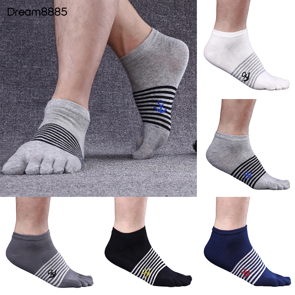 drs-ถุงเท้ากีฬา-สวมนิ้วเท้า-แบบนิ่ม-ระบายอากาศ-สวมใส่สบาย-สําหรับผู้ชาย