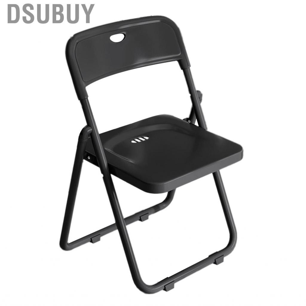 dsubuy-folding-camping-chair-plastic-black-reinforce-for-office