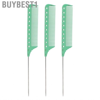 Buybest1 Styling Tail Comb  Professional Parting Portable 3pcs Ergonomic for Home Travel