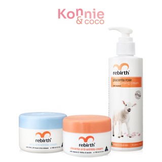 Rebirth Placenta &amp; Emu Anti-Wrinkle Set [100ml x 2pcs] [Free! Body Lotion 200ml].