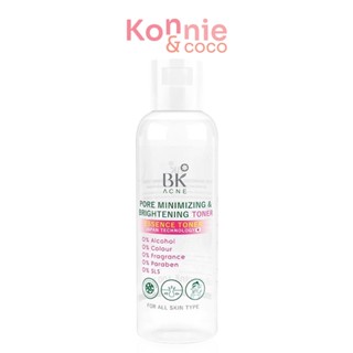 BK Acne Pore Minimizing And Brightening Toner โทนเนอร์ บีเค แอคเน่ เพื่อคนเป็นสิว ผิวแพ้ง่าย.