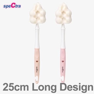 Spectra Long Type Baby Bottle Sponge Brush 2 pcs Milk Storage 3 Color Korea