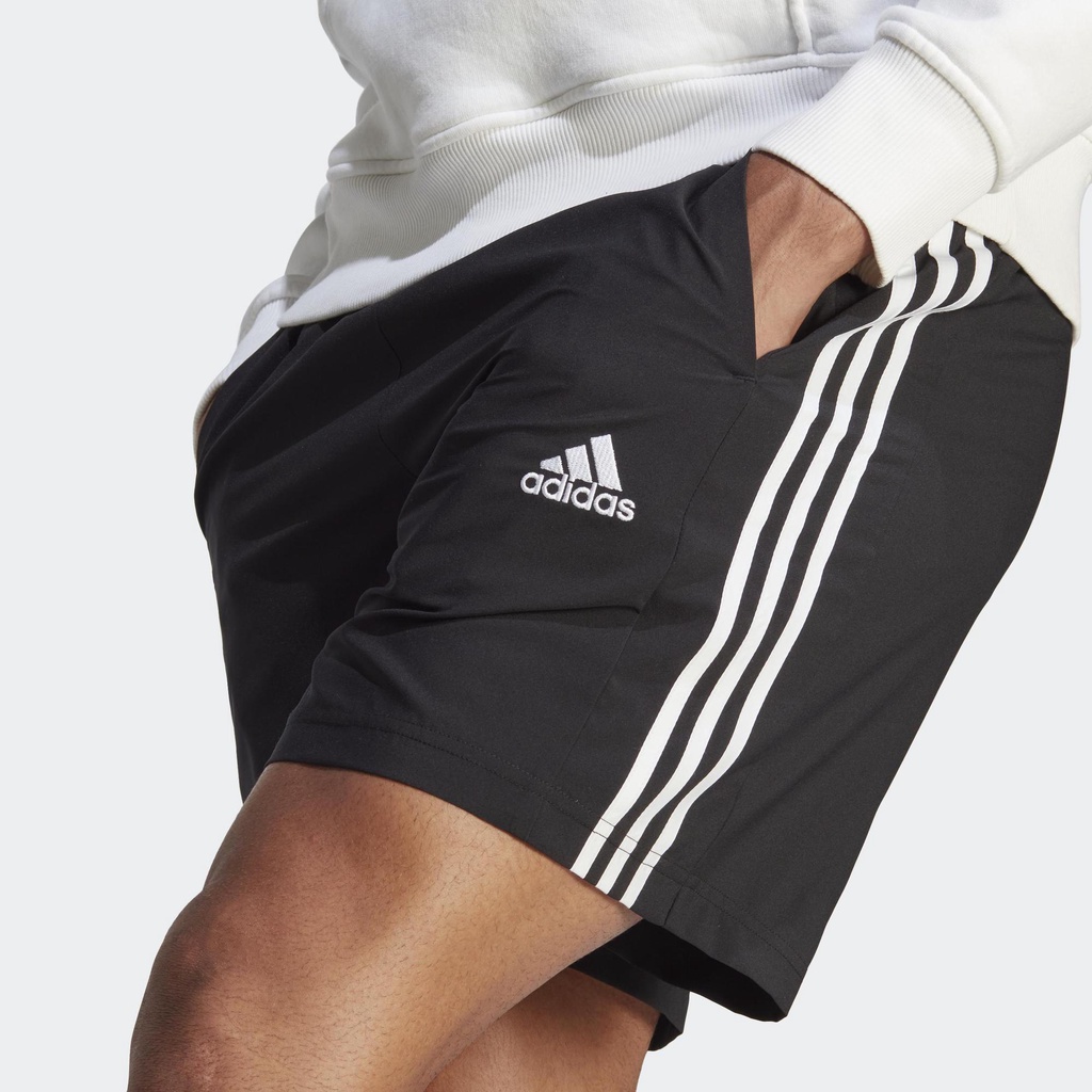 adidas-ไลฟ์สไตล์-กางเกงขาสั้น-aeroready-essentials-chelsea-3-stripes-ผู้ชาย-สีดำ-ic1484