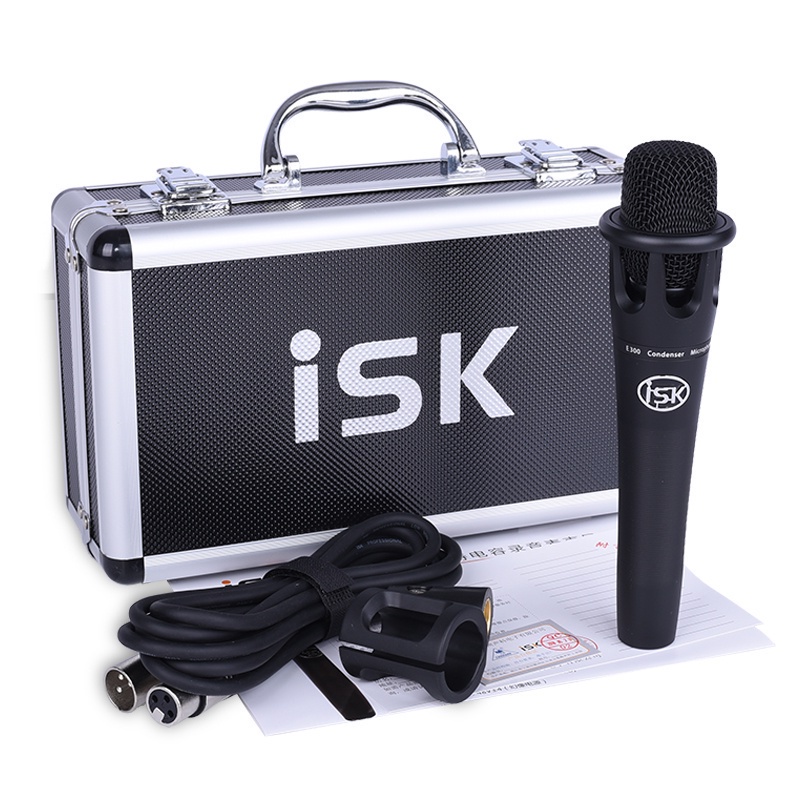 ISK E300 condenser microphone, computer Ksinger handheld wired