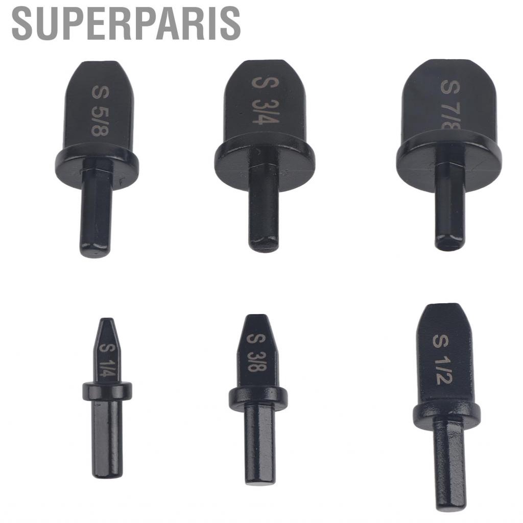 Superparis 6x Swaging Tool Drill Bit Set Hex Triangular Handle Manual