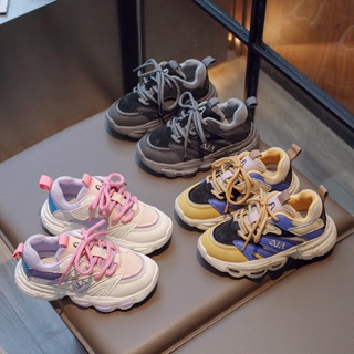 [Do Re Mi] รองเท้าวิ่งสไตล์ต่างประเทศกันลื่นสำหรับเด็กชายและเด็กหญิง