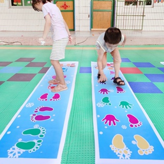 ดาวเคราะห์มีความสุข เด็กทีมเล่นกลางแจ้งตรวจสอบพรมกระโดดเสื่อการศึกษาเดินกีฬาของเล่น Montessori กิจกรรมการเรียนรู้ของเด็กก่อนวัยเรียนเล่นในร่มสำหรับครอบครัว