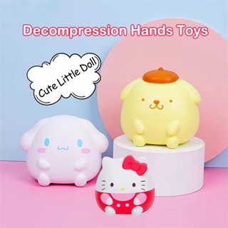 ของเล่นบีบสกุชชี่ รูปการ์ตูน Sanrio Cinnamoroll Kulomi น่ารัก สําหรับเด็ก