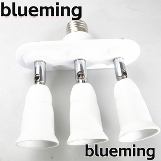 Blueming2 ตัวแปลงขั้วหลอดไฟ LED E27 3 พอร์ต สกรูหมุนได้ ปรับได้ สําหรับบ้าน