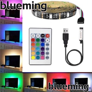 Blueming2 สายไฟ Led 5050 0.5-5 เมตร เปลี่ยนสีได้ 5V กันน้ํา ชาร์จ USB สําหรับตกแต่งพื้นหลังทีวี DIY