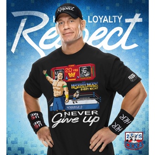 เสื้อยืดแขนสั้น พิมพ์ลาย JOHN CENA ครบรอบ 20 ปี แฟชั่นฤดูร้อน สําหรับผู้ชาย