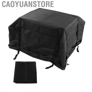 Caoyuanstore Car Roof Luggage Bag Oxford Cloth Sun Protection Foldable Top Storage  with Slip Proof Mat for Vehicle