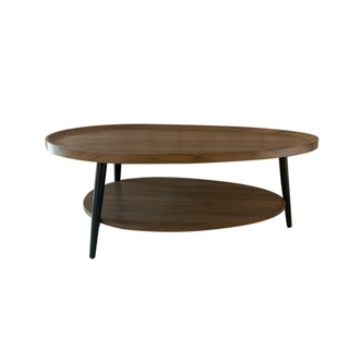 Big-hot-DELICATO โต๊ะกลาง รุ่น COMBINE-02 ขนาด 55x100x38 ซม. สีวอลนัท  สินค้าขายดี