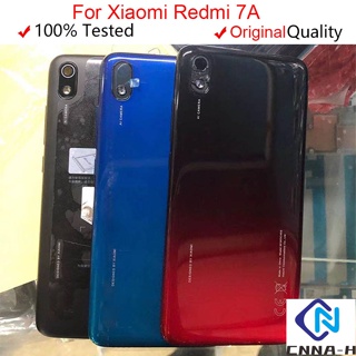 ใหม่ แท้ อะไหล่ฝาครอบแบตเตอรี่ พร้อมเลนส์ พร้อมปุ่มกด แบบเปลี่ยน สําหรับ Xiaomi Redmi 7A Redmi 7A