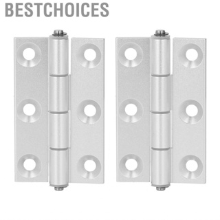 Bestchoices 2Pcs Thickened Aluminum Flat Hinges Folding Hinge With Resin Bushing