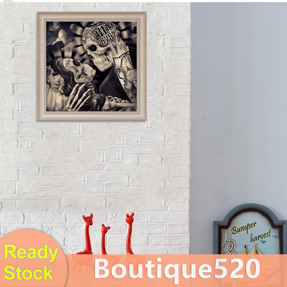 ขายดี-ชุดงานปักครอสติชเม็ดบีด-ทรงเพชร-รูปหัวกะโหลก-5d-สําหรับตกแต่งบ้าน-diy-boutique520-th
