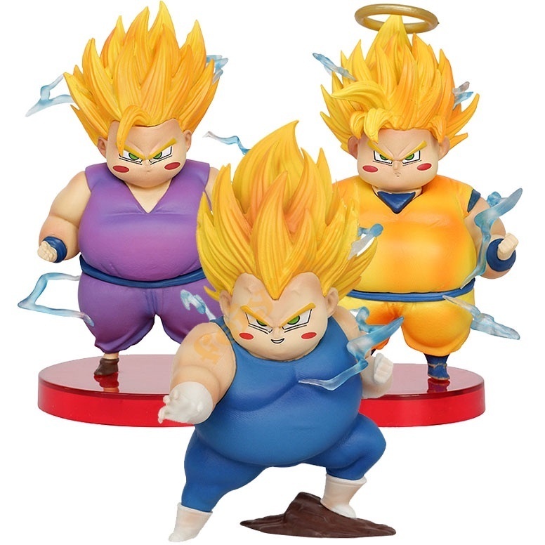 โมเดลฟิกเกอร์ Dragon Ball Z Fat Son Goku Gohan Bejjita Yonsei Vegeta IV ...