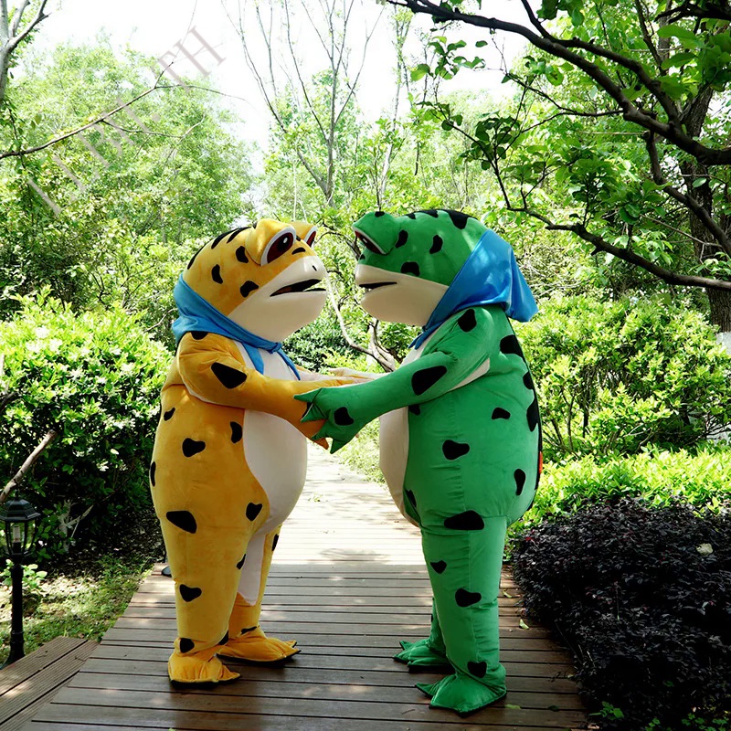 Internet celebrity inflatable frog cartoon doll costume inflatable ...