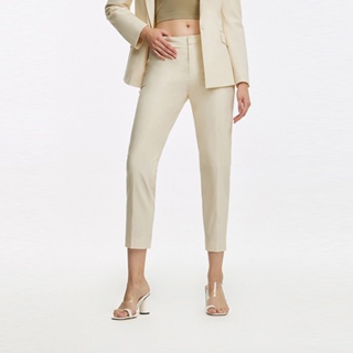 G2000 กางเกงสูทผู้หญิง กางเกงทรงสอบ (ANKLE CIGARETTE SHAPE) รุ่น 3125209641 YELLOW กางเกงสูท เสื้อผ้า เสื้อผ้าผู้หญิง