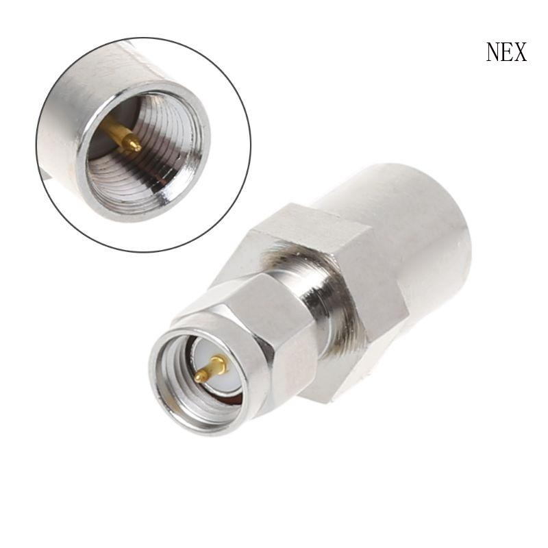 Nex Both Male FME To SMA Plug RF อะแดปเตอร์เชื่อมต่อสายเคเบิ้ลโคแอ็กเชี ...