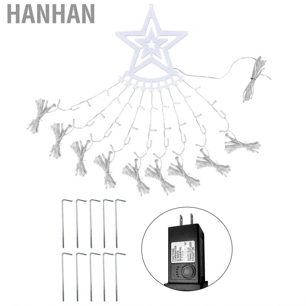 Hanhan LED String Light Star Christmas Tree Decoration US 120V Shopee