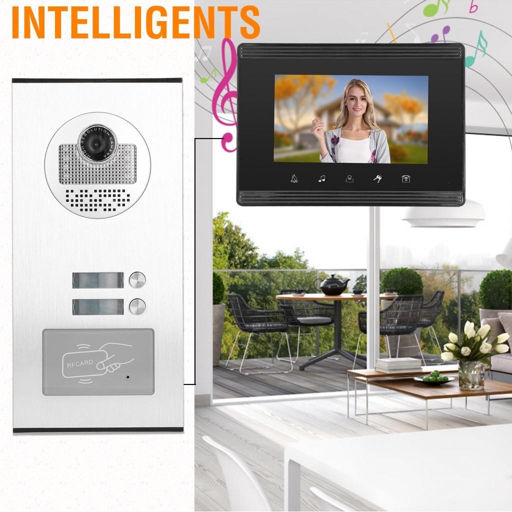 IntelligentS Dual? Way Door Intercom Anti? Theft Video Doorbell 7inches ...